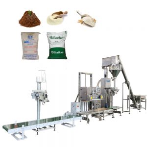 Полуавтоматическая шнековая дозировочная машина для порошкового продукта