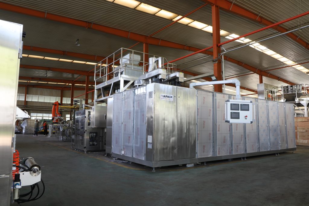 Машина для вакуумной упаковки кирпича