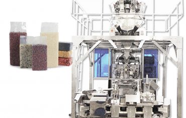 Автоматическая машина для упаковки в вакуумные мешки кирпичного типа для наполнения и упаковки зерна